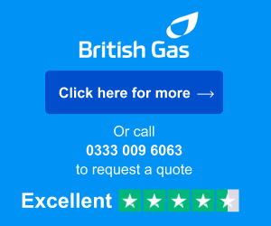Animated British Gas 300 by 250 pixel MPU campaign sequence